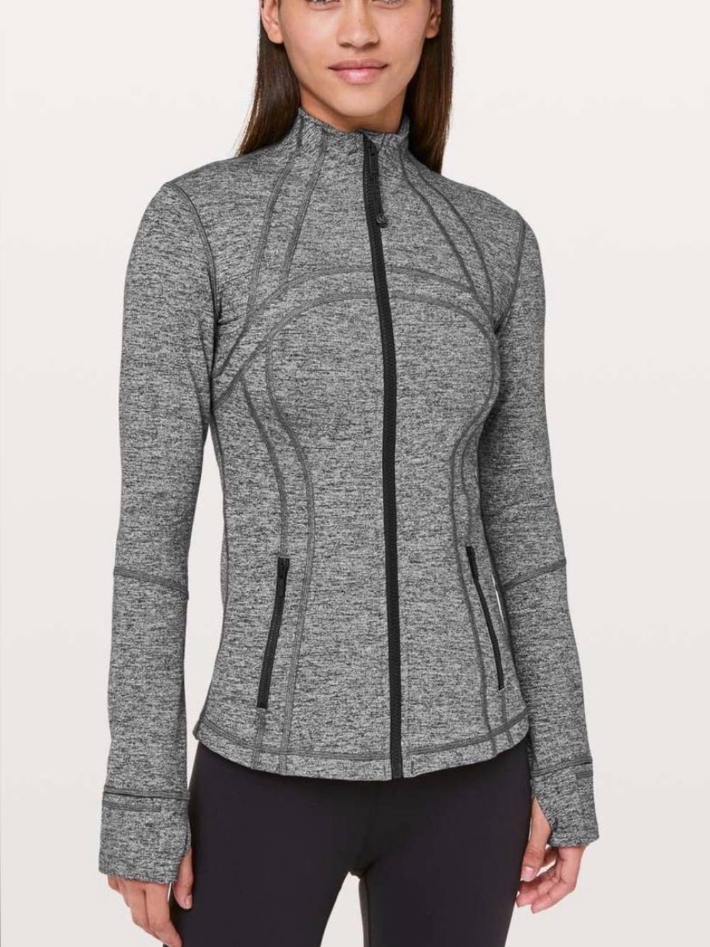 Lululemon define jacket Heathered black